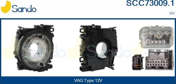 Sando SCC73009.1 - Molla spiroelicoidale, Airbag www.autoricambi360.it