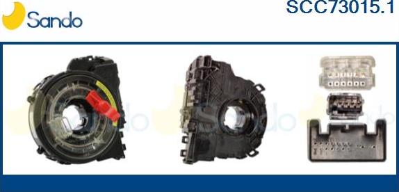 Sando SCC73015.1 - Molla spiroelicoidale, Airbag www.autoricambi360.it