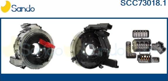 Sando SCC73018.1 - Molla spiroelicoidale, Airbag www.autoricambi360.it