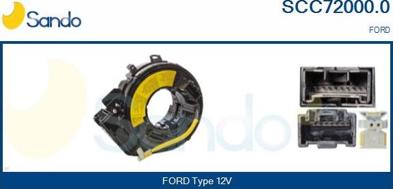 Sando SCC72000.0 - Molla spiroelicoidale, Airbag www.autoricambi360.it