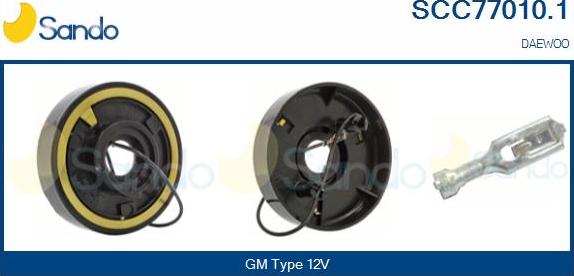 Sando SCC77010.1 - Molla spiroelicoidale, Airbag www.autoricambi360.it