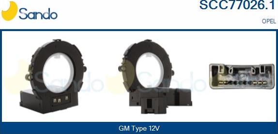 Sando SCC77026.1 - Molla spiroelicoidale, Airbag www.autoricambi360.it