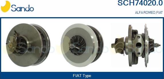 Sando SCH74020.0 - Coreassy, Turbocompressore www.autoricambi360.it