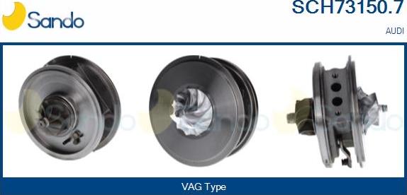 Sando SCH73150.7 - Coreassy, Turbocompressore www.autoricambi360.it