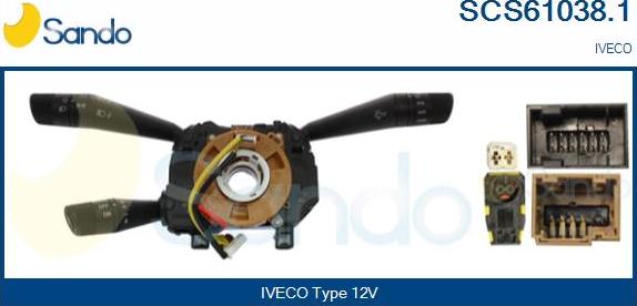 Sando SCS61038.1 - Leva devio guida www.autoricambi360.it