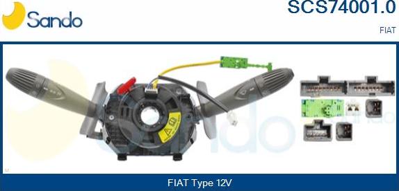 Sando SCS74001.0 - Leva devio guida www.autoricambi360.it