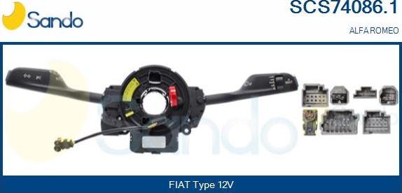 Sando SCS74086.1 - Leva devio guida www.autoricambi360.it