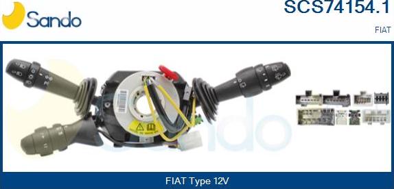Sando SCS74154.1 - Leva devio guida www.autoricambi360.it