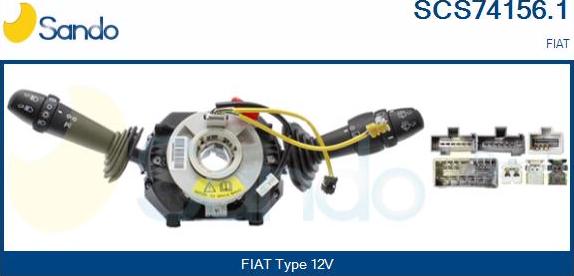 Sando SCS74156.1 - Leva devio guida www.autoricambi360.it