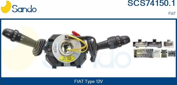 Sando SCS74150.1 - Leva devio guida www.autoricambi360.it