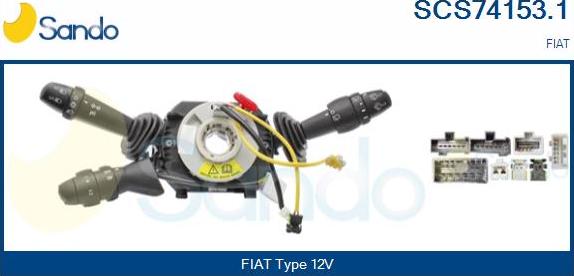 Sando SCS74153.1 - Leva devio guida www.autoricambi360.it