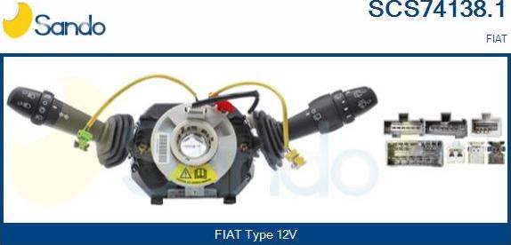 Sando SCS74138.1 - Leva devio guida www.autoricambi360.it