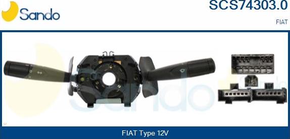 Sando SCS74303.0 - Leva devio guida www.autoricambi360.it