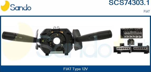 Sando SCS74303.1 - Leva devio guida www.autoricambi360.it
