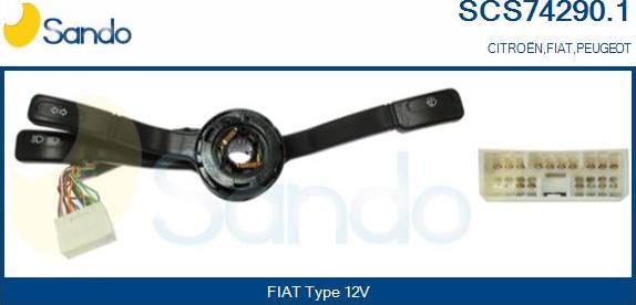 Sando SCS74290.1 - Leva devio guida www.autoricambi360.it