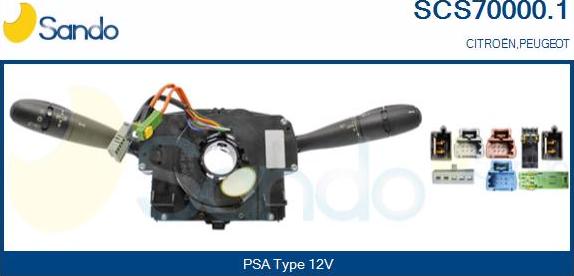 Sando SCS70000.1 - Leva devio guida www.autoricambi360.it