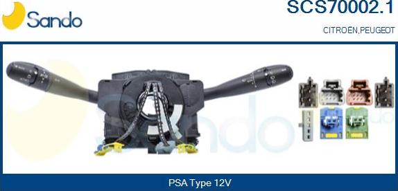 Sando SCS70002.1 - Leva devio guida www.autoricambi360.it