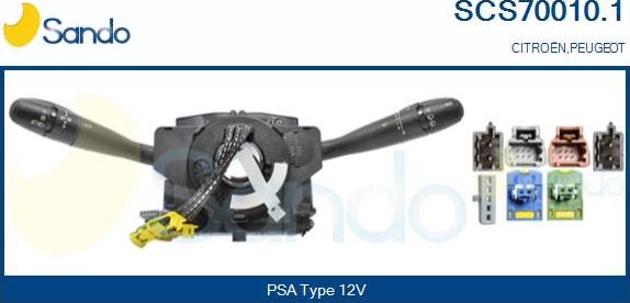 Sando SCS70010.1 - Leva devio guida www.autoricambi360.it