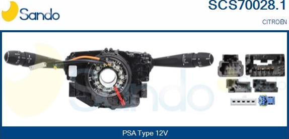Sando SCS70028.1 - Leva devio guida www.autoricambi360.it