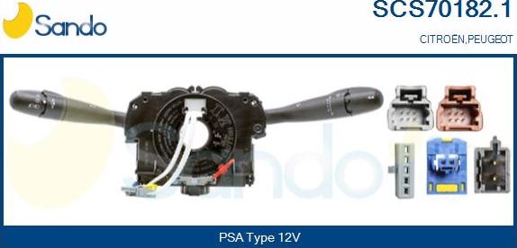 Sando SCS70182.1 - Leva devio guida www.autoricambi360.it