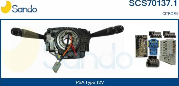 Sando SCS70137.1 - Leva devio guida www.autoricambi360.it
