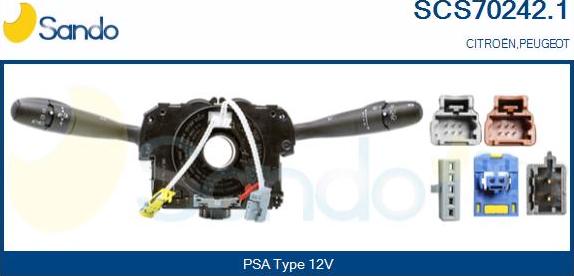 Sando SCS70242.1 - Leva devio guida www.autoricambi360.it