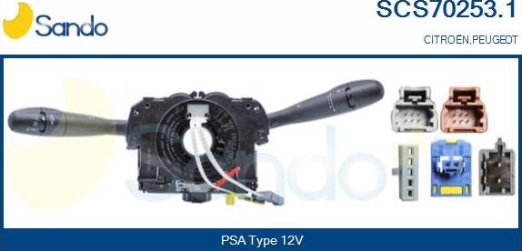 Sando SCS70253.1 - Leva devio guida www.autoricambi360.it