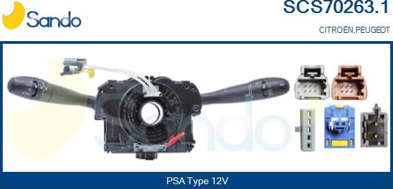 Sando SCS70263.1 - Leva devio guida www.autoricambi360.it