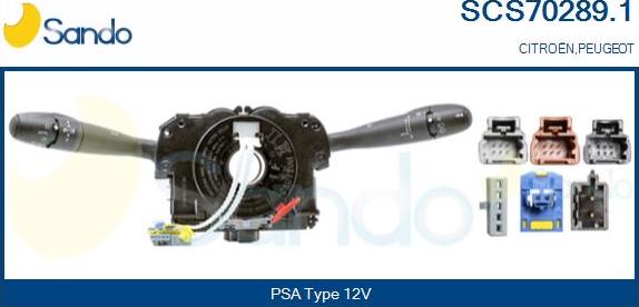 Sando SCS70289.1 - Leva devio guida www.autoricambi360.it
