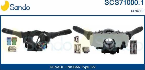 Sando SCS71000.1 - Leva devio guida www.autoricambi360.it