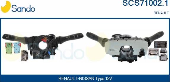 Sando SCS71002.1 - Leva devio guida www.autoricambi360.it