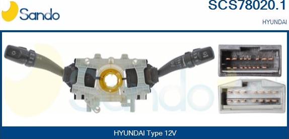Sando SCS78020.1 - Leva devio guida www.autoricambi360.it