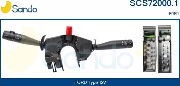 Sando SCS72000.1 - Leva devio guida www.autoricambi360.it