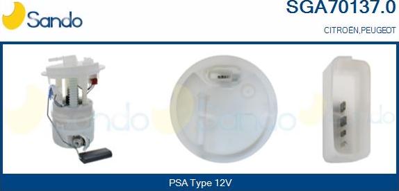 Sando SGA70137.0 - Gruppo alimentazione carburante www.autoricambi360.it