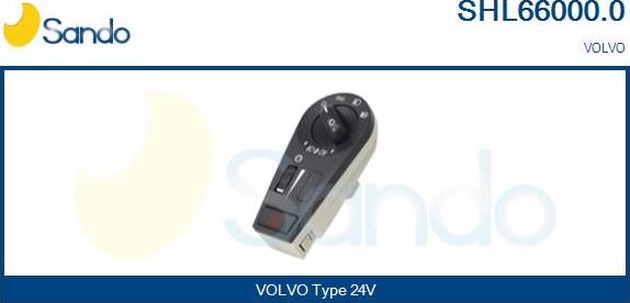 Sando SHL66000.0 - Interruttore, Lampeggiatore d'emergenza www.autoricambi360.it