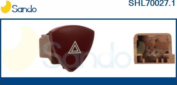 Sando SHL70027.1 - Interruttore, Lampeggiatore d'emergenza www.autoricambi360.it
