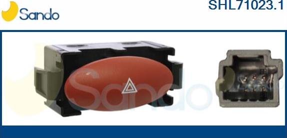 Sando SHL71023.1 - Interruttore, Lampeggiatore d'emergenza www.autoricambi360.it
