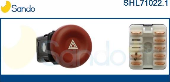 Sando SHL71022.1 - Interruttore, Lampeggiatore d'emergenza www.autoricambi360.it