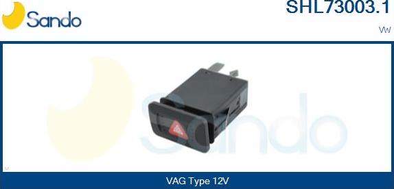 Sando SHL73003.1 - Interruttore, Lampeggiatore d'emergenza www.autoricambi360.it