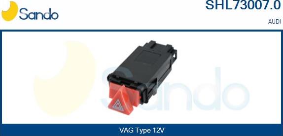 Sando SHL73007.0 - Interruttore, Lampeggiatore d'emergenza www.autoricambi360.it