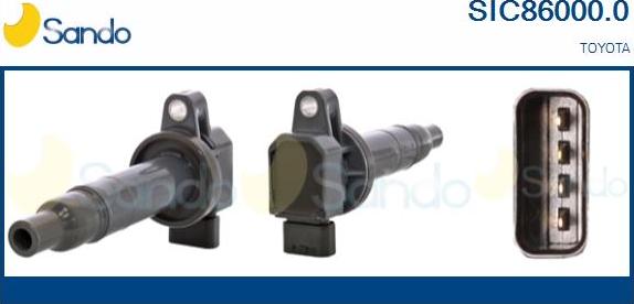 Sando SIC86000.0 - Bobina d'accensione www.autoricambi360.it