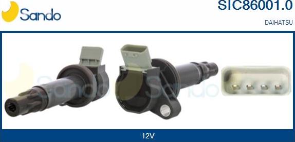 Sando SIC86001.0 - Bobina d'accensione www.autoricambi360.it