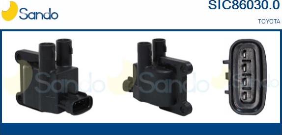 Sando SIC86030.0 - Bobina d'accensione www.autoricambi360.it