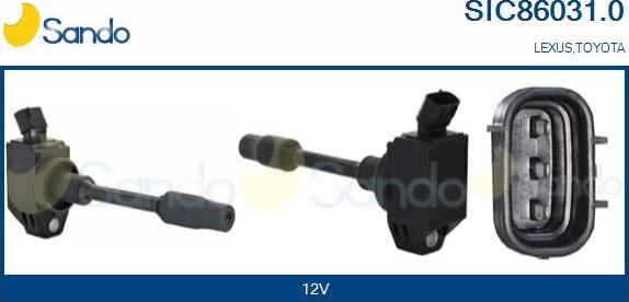 Sando SIC86031.0 - Bobina d'accensione www.autoricambi360.it