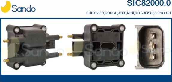 Sando SIC82000.0 - Bobina d'accensione www.autoricambi360.it