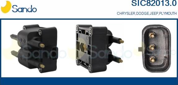 Sando SIC82013.0 - Bobina d'accensione www.autoricambi360.it