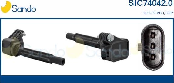 Sando SIC74042.0 - Bobina d'accensione www.autoricambi360.it