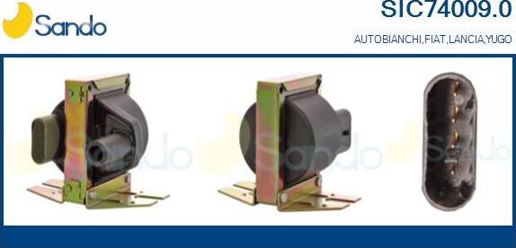Sando SIC74009.0 - Bobina d'accensione www.autoricambi360.it