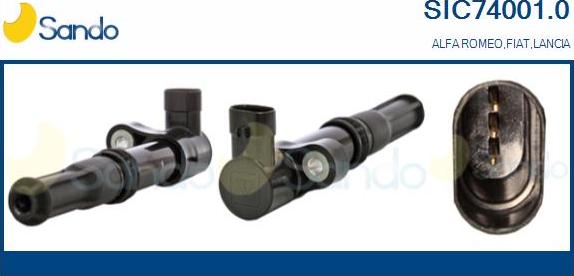 Sando SIC74001.0 - Bobina d'accensione www.autoricambi360.it