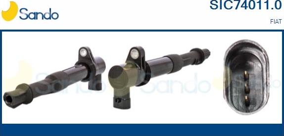 Sando SIC74011.0 - Bobina d'accensione www.autoricambi360.it